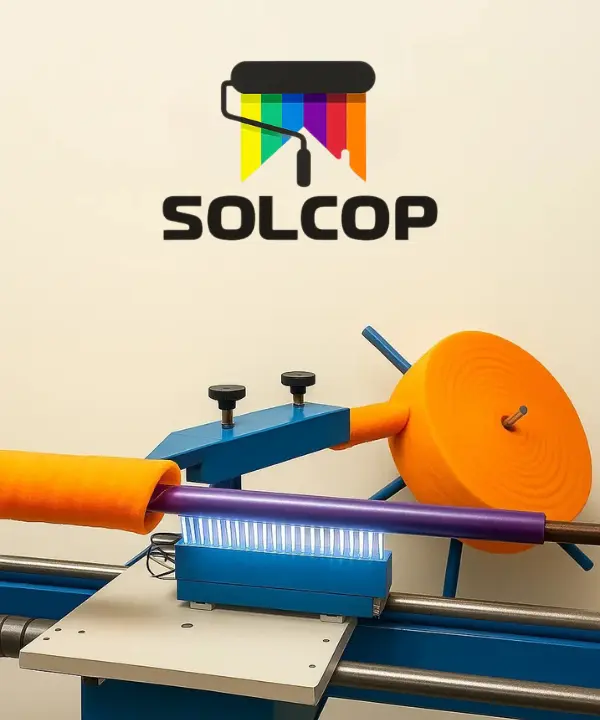 Fábrica de rodillos de pintura SOLCOP en Santiago